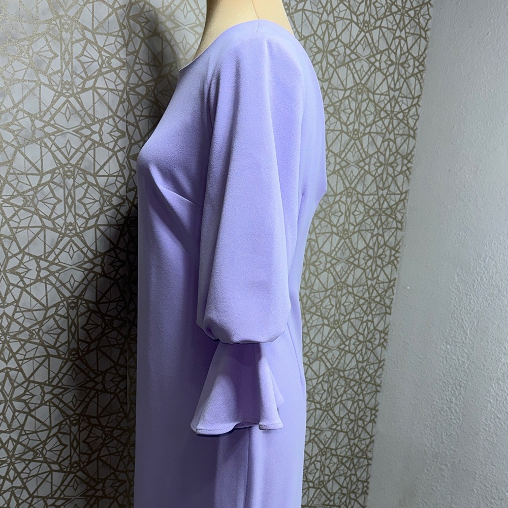 Calvin Klein Lavender Long Sleeve Dress - Picture 6 of 16